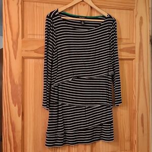 White House Black Market Long Tunic Shirt/Short Dress